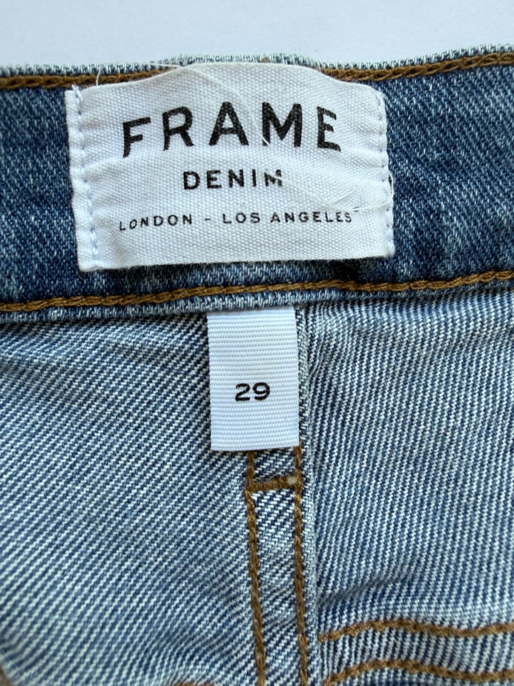 Frame Denim Washed Blue Flare Jeans Le Sylvie kick boot size 29 - Picture 5 of 7
